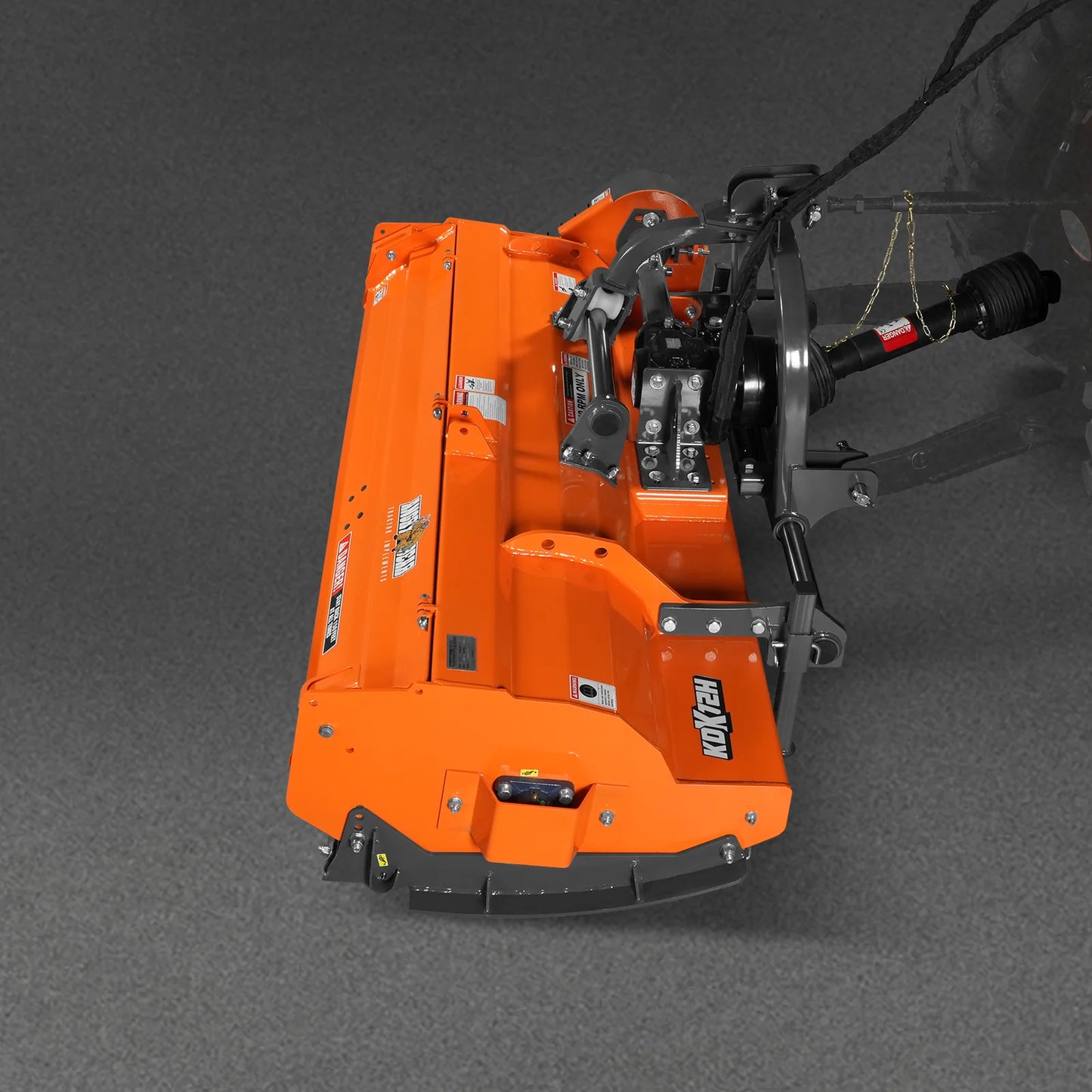 72" Heavy Duty PTO Flail Mower with Hydraulic Side Shift 3 Point 50-75 hp, KDK72H