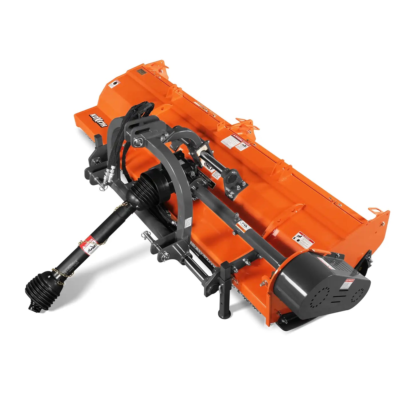 87" Heavy Duty PTO Flail Mower with Hydraulic Side Shift 3 Point 50-90 hp, KDK87H