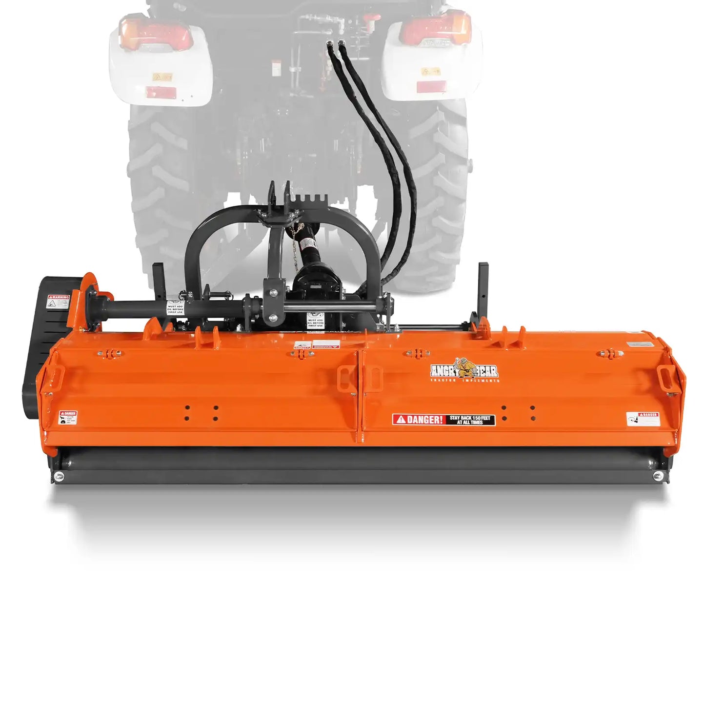 87" Heavy Duty PTO Flail Mower with Hydraulic Side Shift 3 Point 50-90 hp, KDK87H