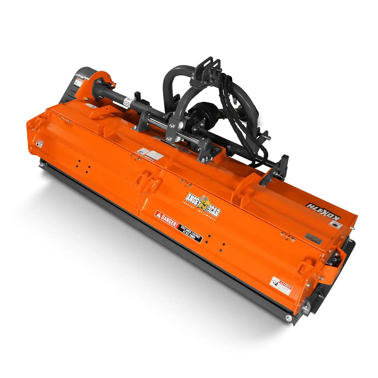 87" Heavy Duty PTO Flail Mower with Hydraulic Side Shift 3 Point 50-90 hp, KDK87H