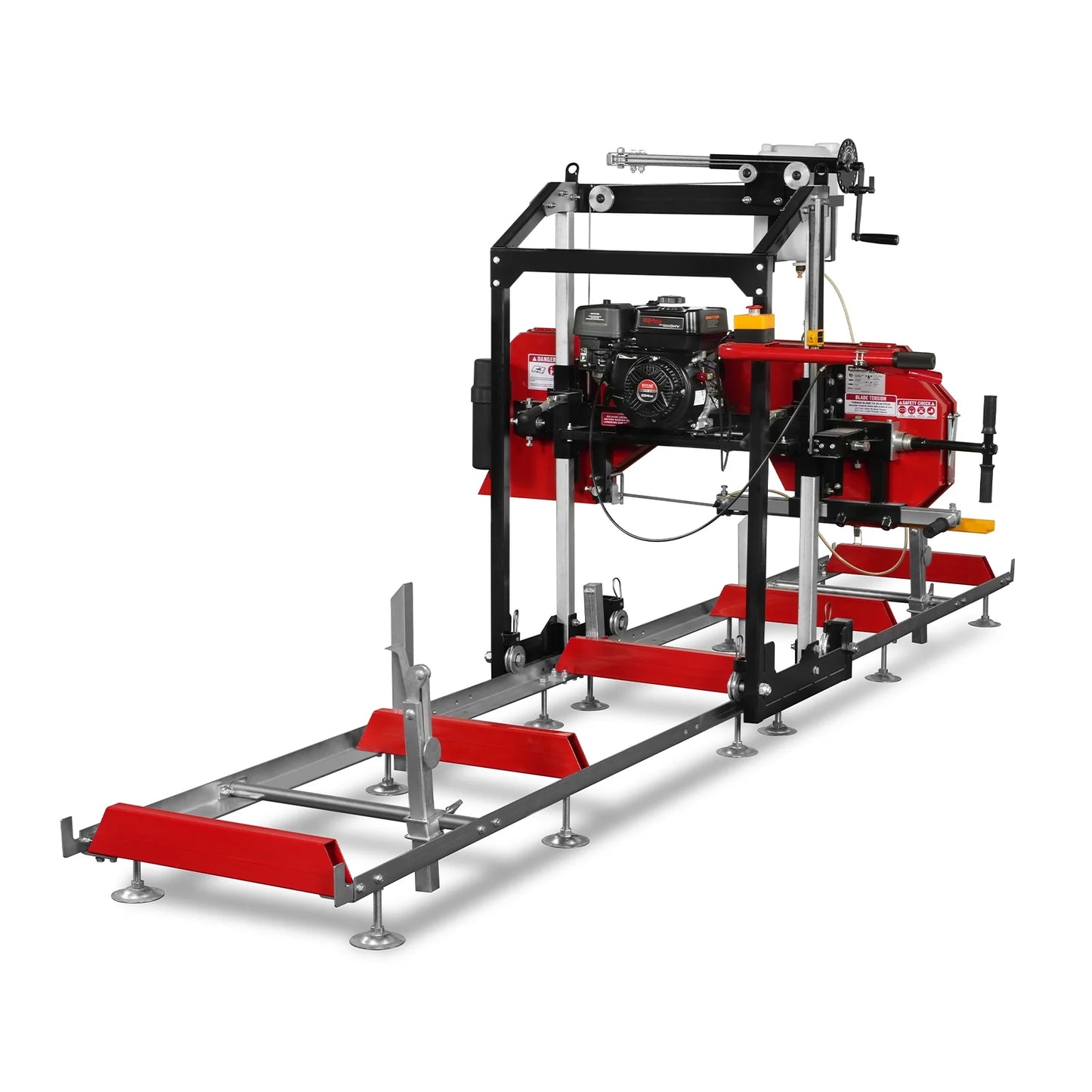 22" Portable Sawmill, 224cc 7HP DUCAR Gasoline Engine, 20" Board Width, 13' Track Length , SM-22