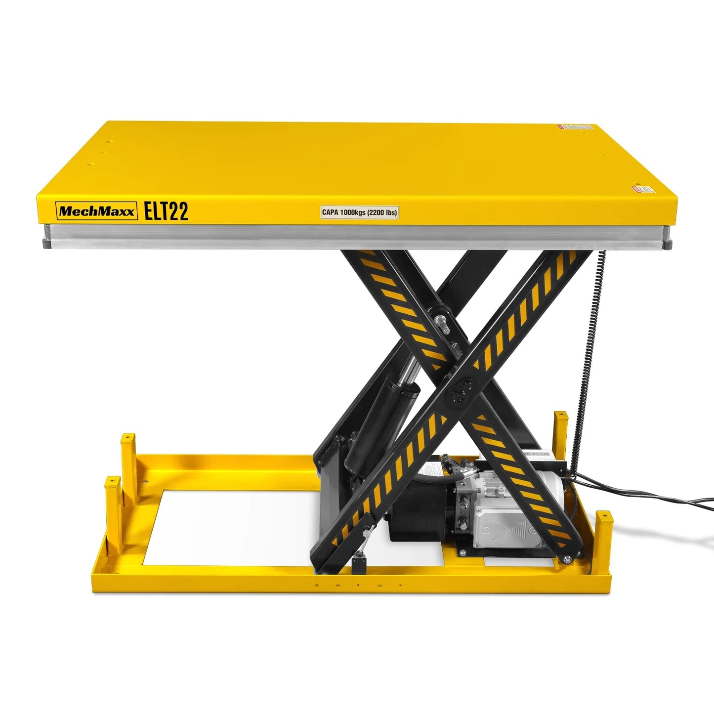 2200lb Capacity Stationary Electric Hydraulic Lift Table , 51.2” x 32.3”Platform, 39.4”Lift Height ,UL Certified Motor, ELT22