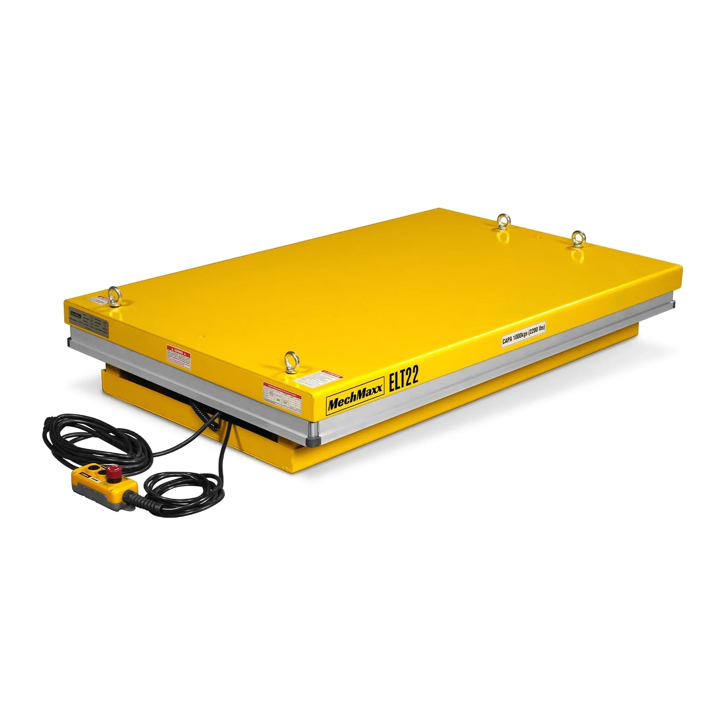 2200lb Capacity Stationary Electric Hydraulic Lift Table , 51.2” x 32.3”Platform, 39.4”Lift Height ,UL Certified Motor, ELT22