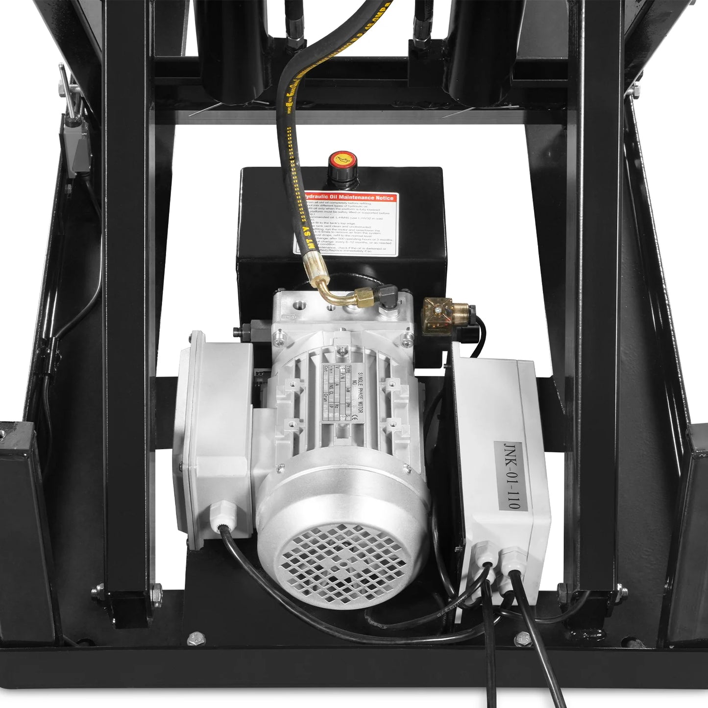 2200 lbs Capacity Stationary Electric Hydraulic Double Scissor Lift Table – 51.2" x 32.3" Platform, 70.1" Lift Height, UL Certified Motor, ELTD22