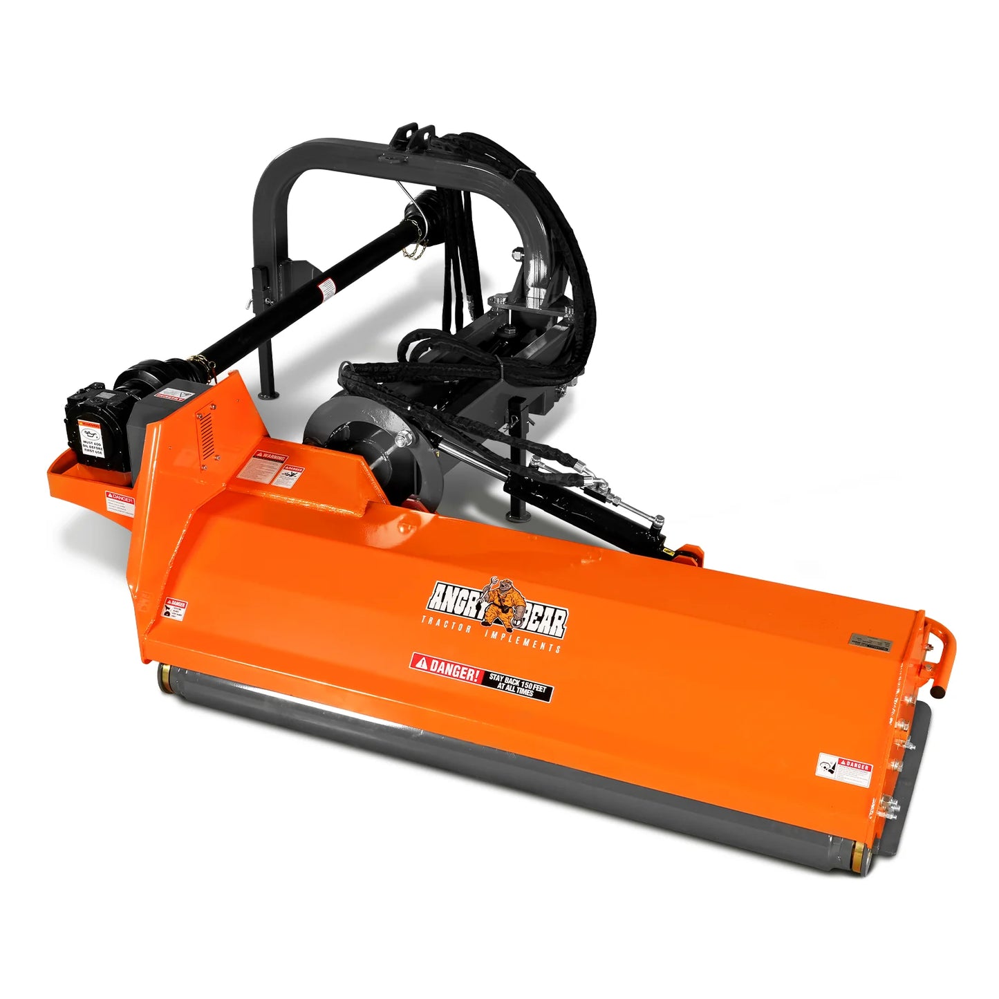 72" Heavy Duty 3Point Offset Ditch Bank Verge Flail Mower Italy CMR Gearbox, 70-110HP, PTO Driven, AGF72