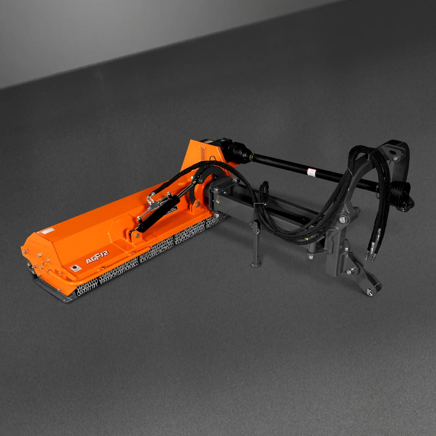 72" Heavy Duty 3Point Offset Ditch Bank Verge Flail Mower Italy CMR Gearbox, 70-110HP, PTO Driven, AGF72