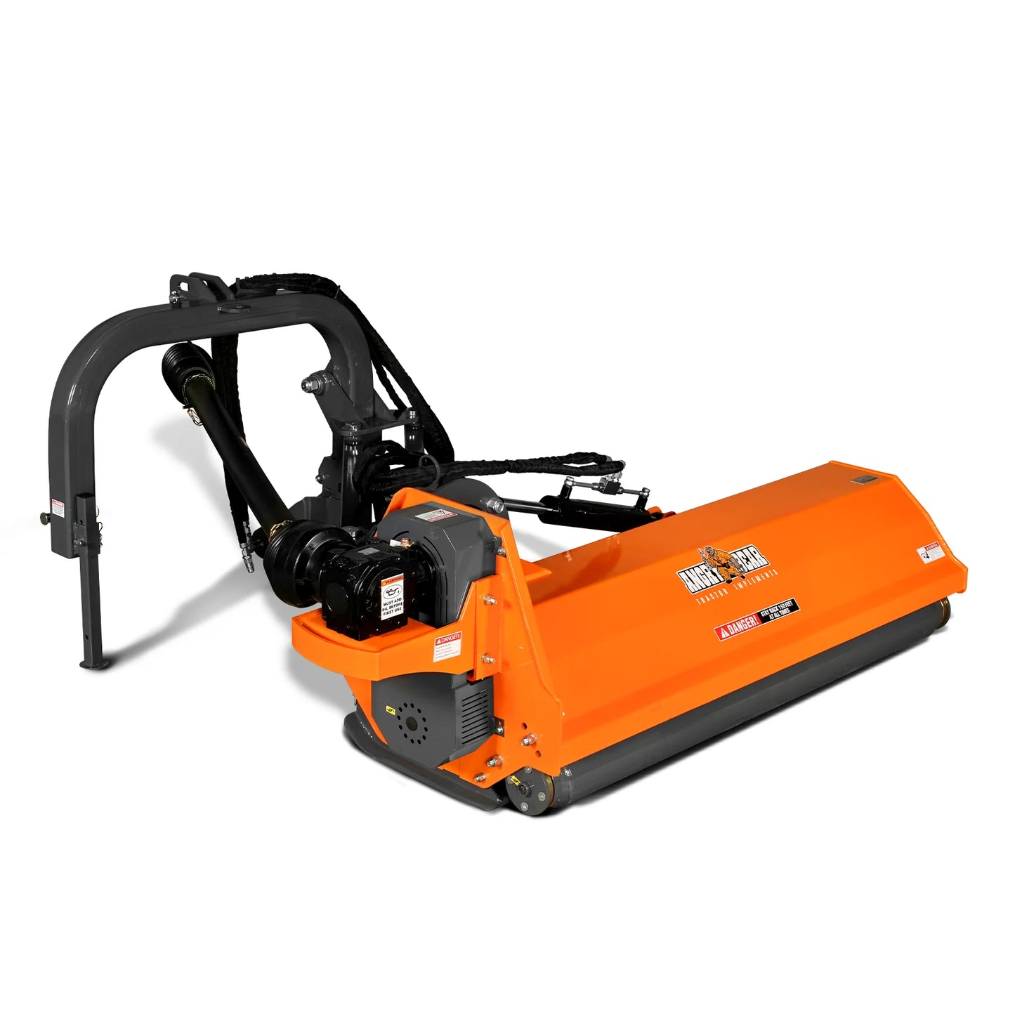 72" Heavy Duty 3Point Offset Ditch Bank Verge Flail Mower Italy CMR Gearbox, 70-110HP, PTO Driven, AGF72