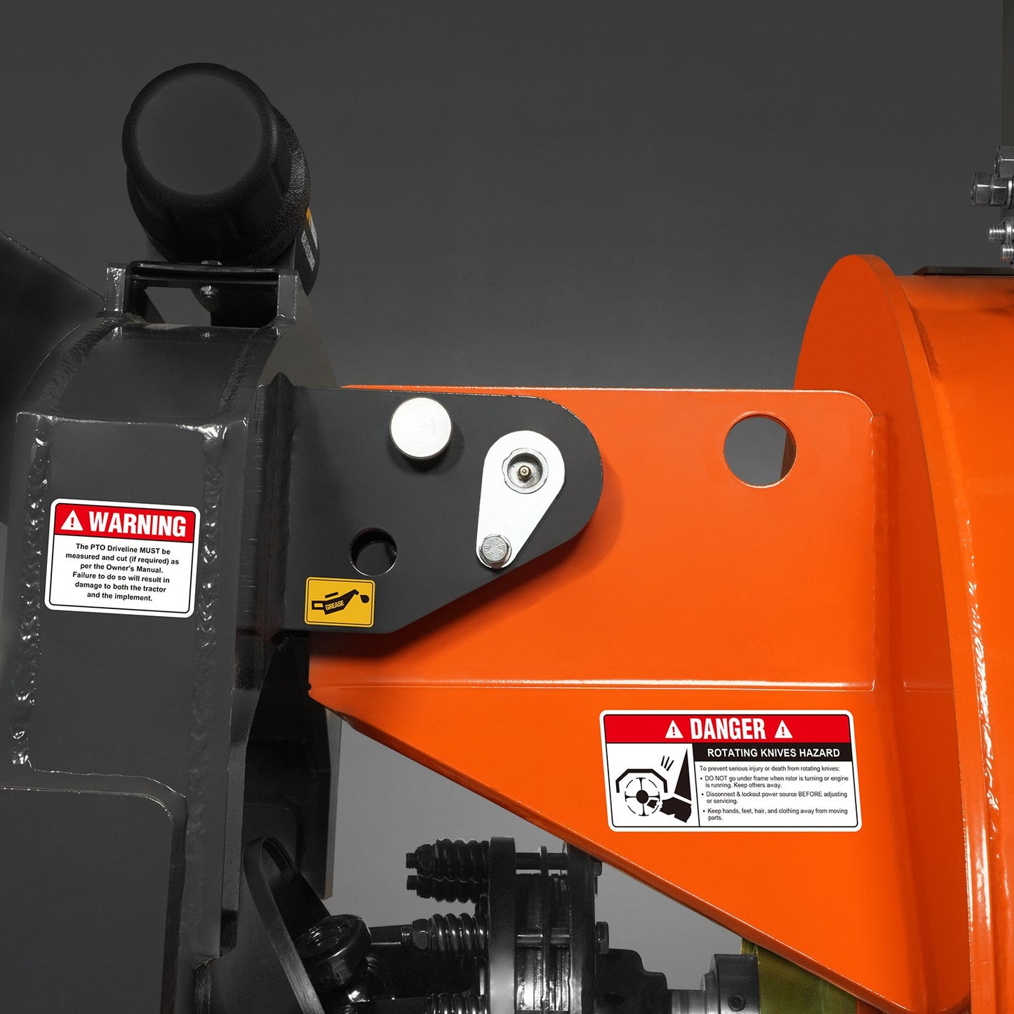 3-Point PTO Stump Grinder, 30 in Flywheel, 40-100HP, with 44 Carbide Teeth (PTO Shaft Included with Slip Clutch), SG30PRO