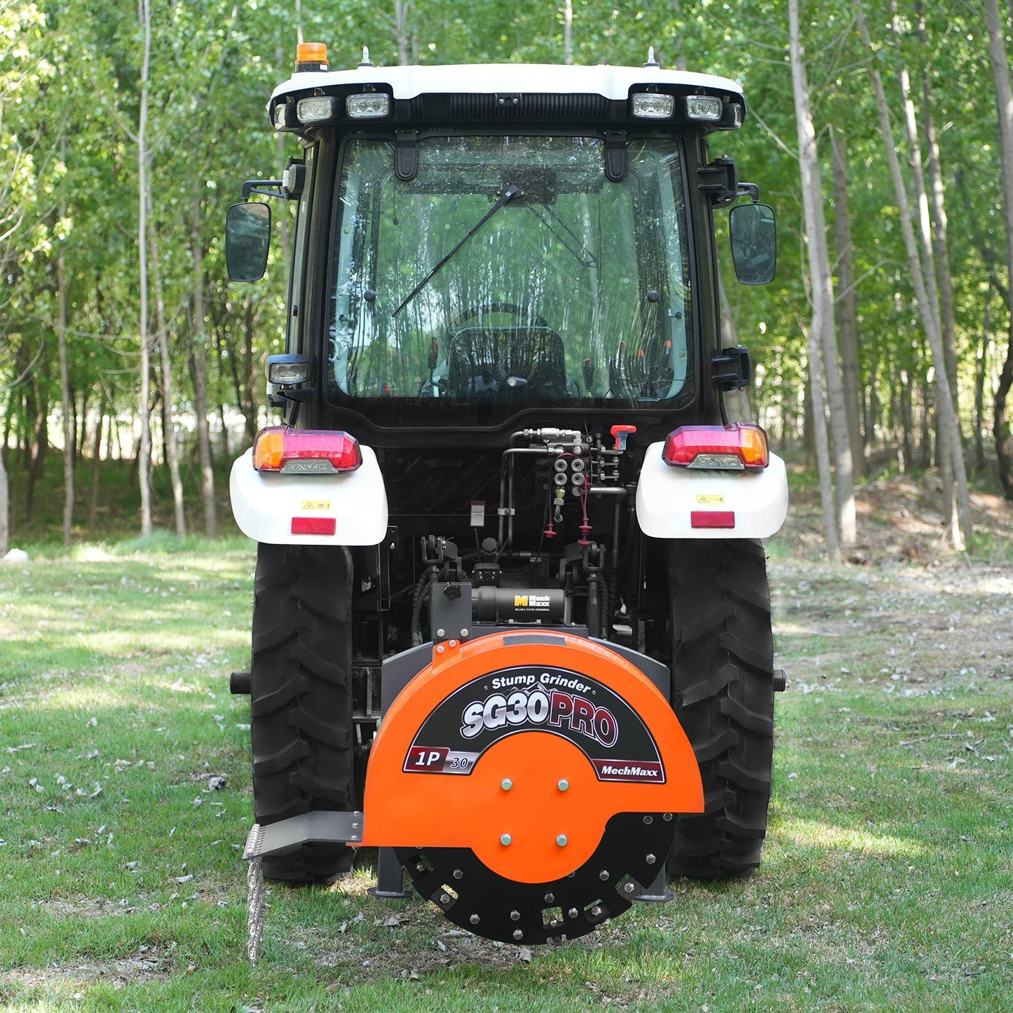 3-Point PTO Stump Grinder, 30 in Flywheel, 40-100HP, with 44 Carbide Teeth (PTO Shaft Included with Slip Clutch), SG30PRO