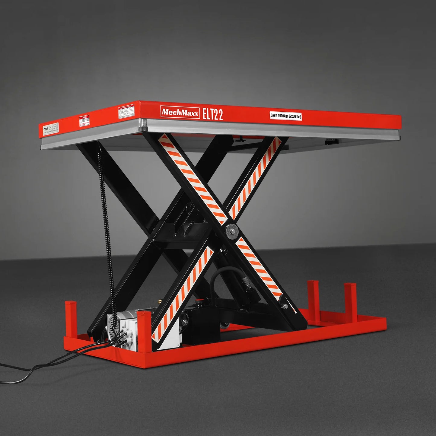 2200lb Capacity Stationary Electric Hydraulic Lift Table , 51.2” x 32.3”Platform, 39.4”Lift Height ,UL Certified Motor, ELT22