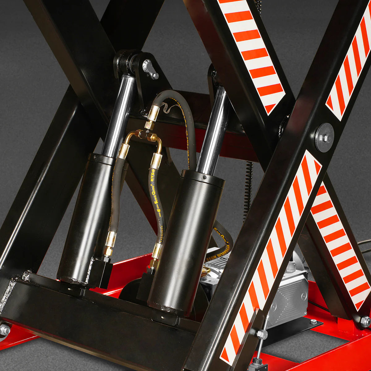 4400lbs Capacity Stationary Powered Hydraulic Lift Table, 51.2” x 33.5” Platform, 41.3” Lift Height, UL Certified Moto, ELT44