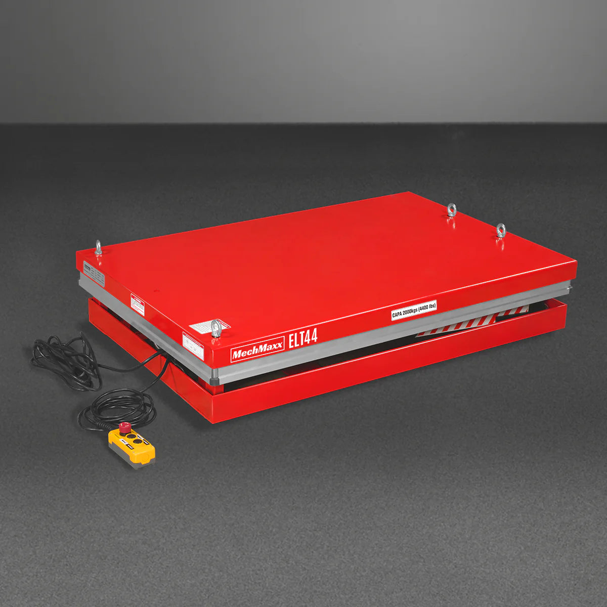 4400lbs Capacity Stationary Powered Hydraulic Lift Table, 51.2” x 33.5” Platform, 41.3” Lift Height, UL Certified Moto, ELT44