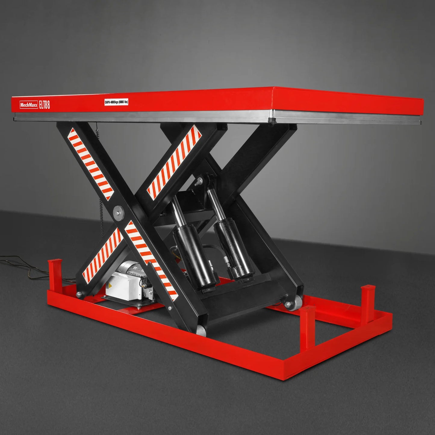 8800lbs Capacity Stationary Hydraulic Lift Table, 66.9” x 47.2” Platform, 43.3” Height, UL Certified Motor, ELT88