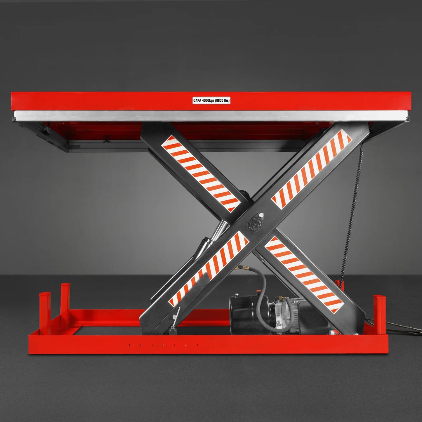 8800lbs Capacity Stationary Hydraulic Lift Table, 66.9” x 47.2” Platform, 43.3” Height, UL Certified Motor, ELT88