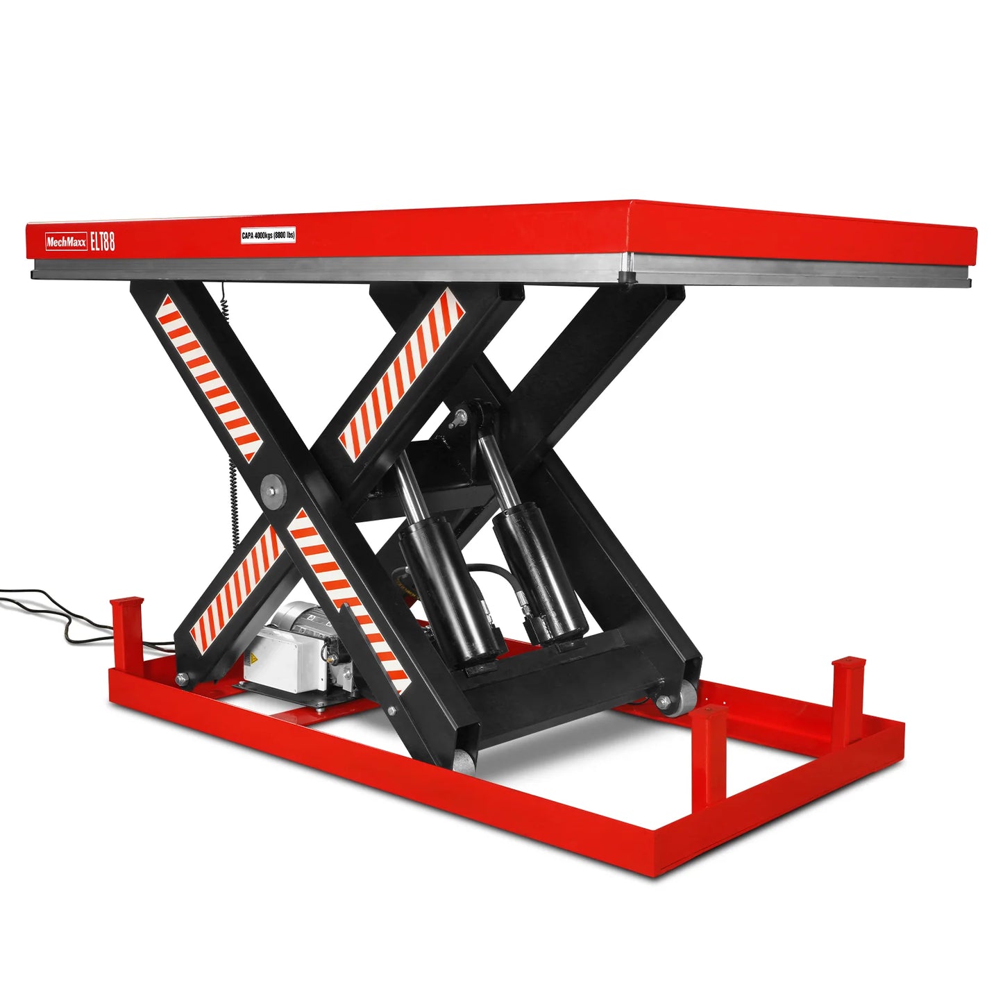 8800lbs Capacity Stationary Hydraulic Lift Table, 66.9” x 47.2” Platform, 43.3” Height, UL Certified Motor, ELT88