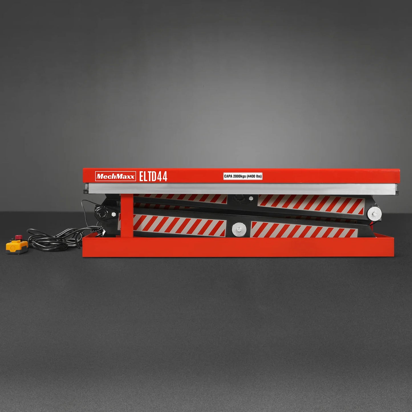 4400lbs Capacity Stationary Electric Hydraulic Double Scissor Lift Table, 51.2” x 33.5” Platform, 70.1” Lift Height, UL Certified Motor, ELTD44