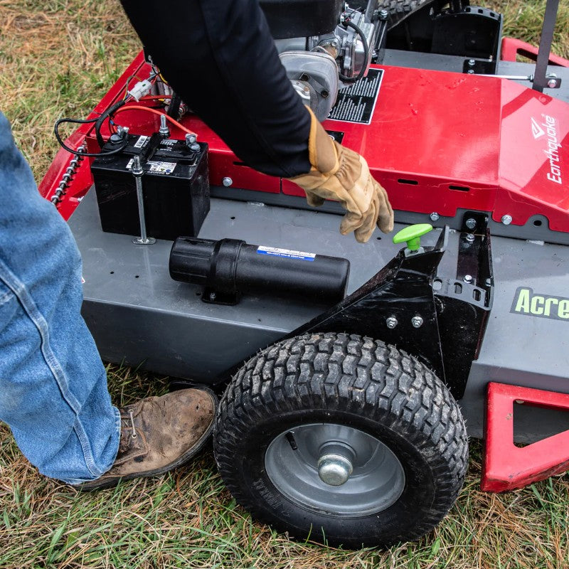 Earthquake 44" Acreage Tow-Behind Rough Cut Mower 17.5hp (500cc) Electric Start Briggs & Stratton Engine