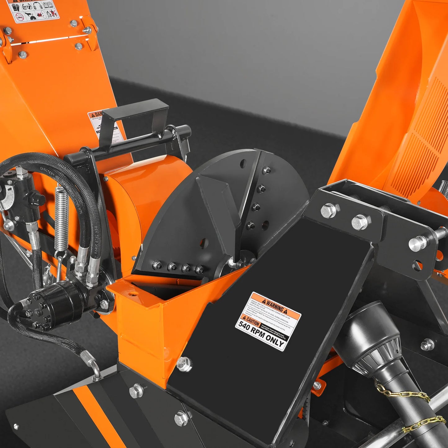 6in, 20-50 HP, 3 Point Hydraulic Wood Chipper For Tractors , WC68H