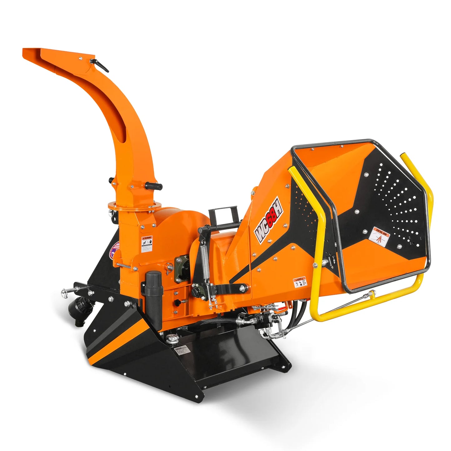 6in, 20-50 HP, 3 Point Hydraulic Wood Chipper For Tractors , WC68H