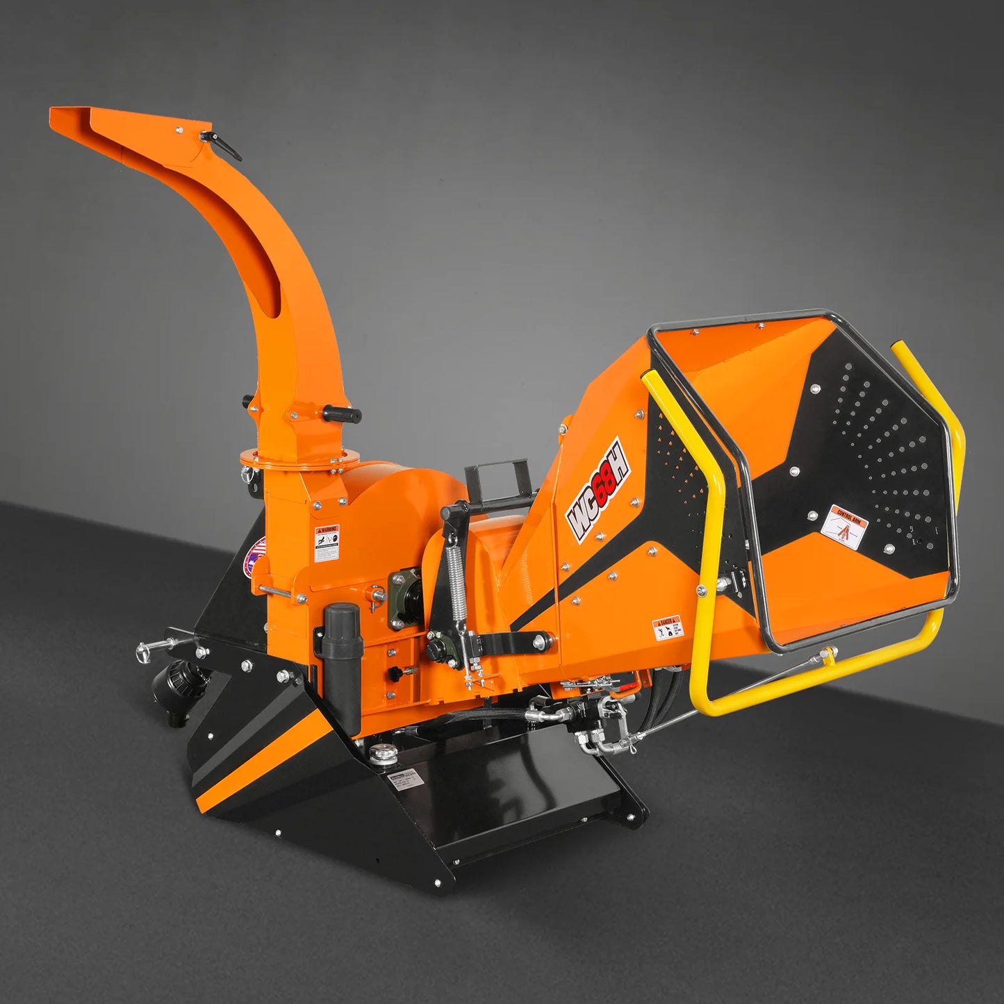 6in, 20-50 HP, 3 Point Hydraulic Wood Chipper For Tractors , WC68H