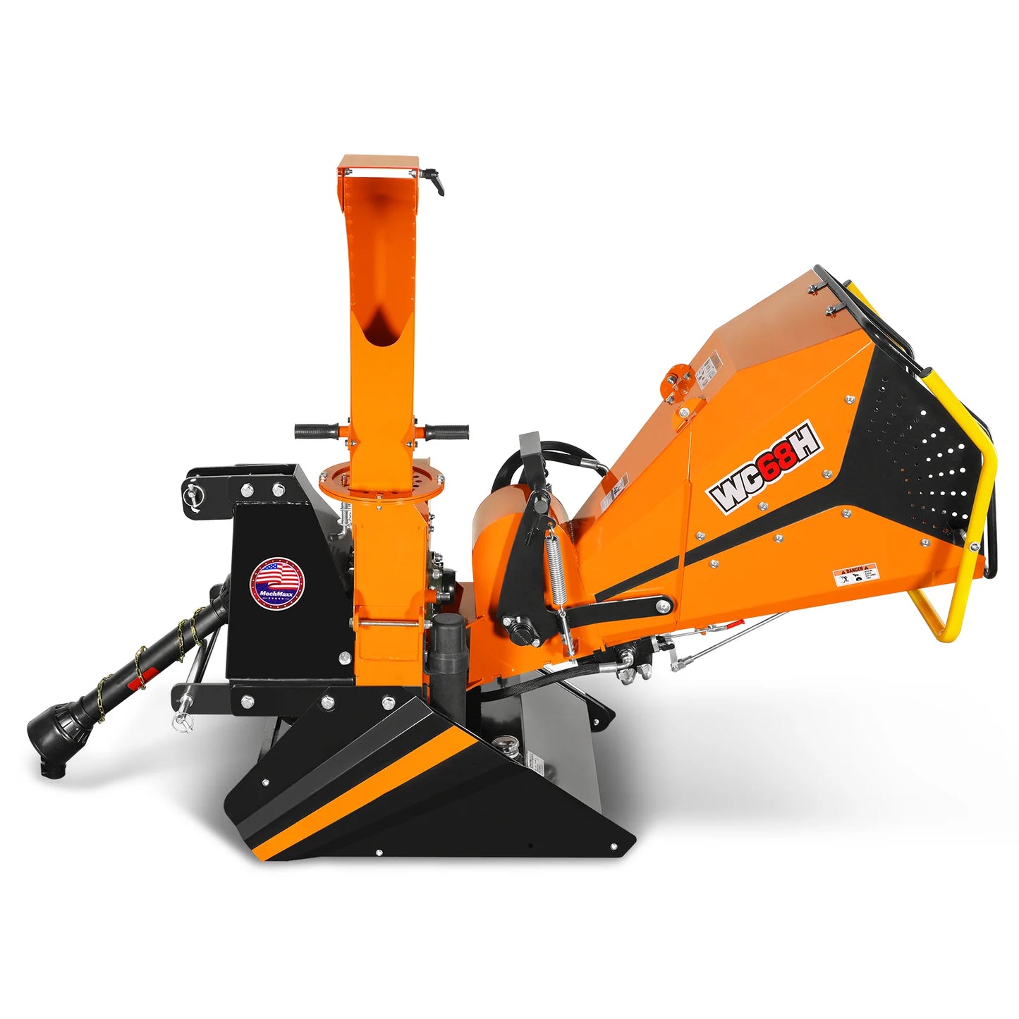 6in, 20-50 HP, 3 Point Hydraulic Wood Chipper For Tractors , WC68H