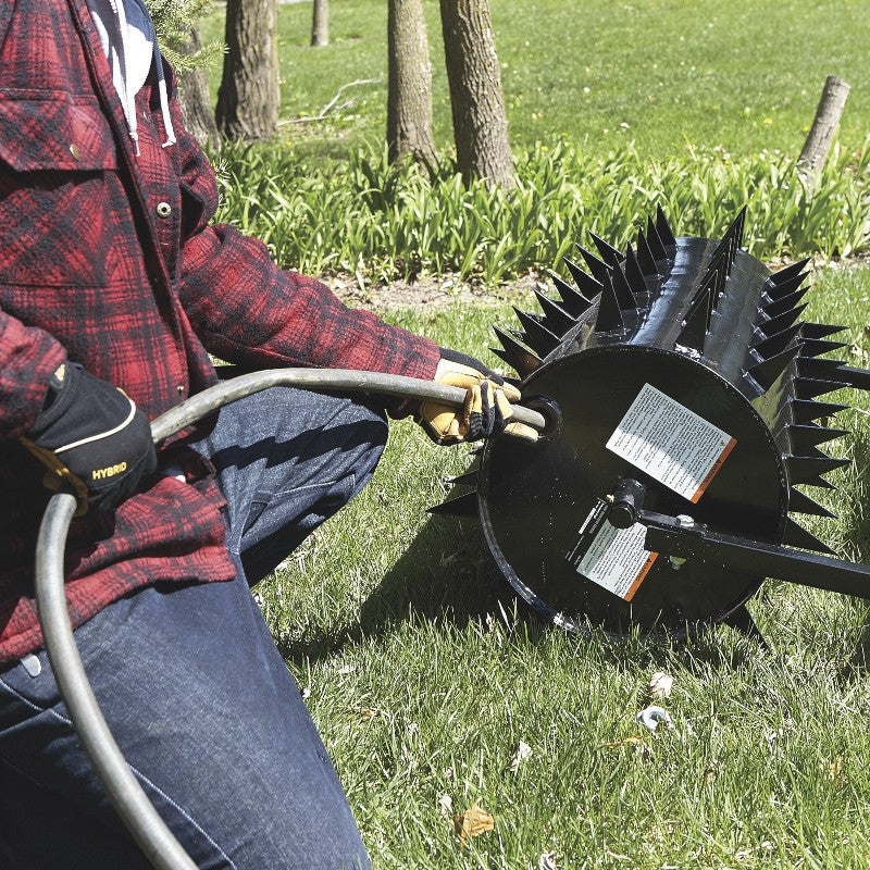Strongway Drum Spike Lawn Aerator — 36in.W, 78 Spikes
