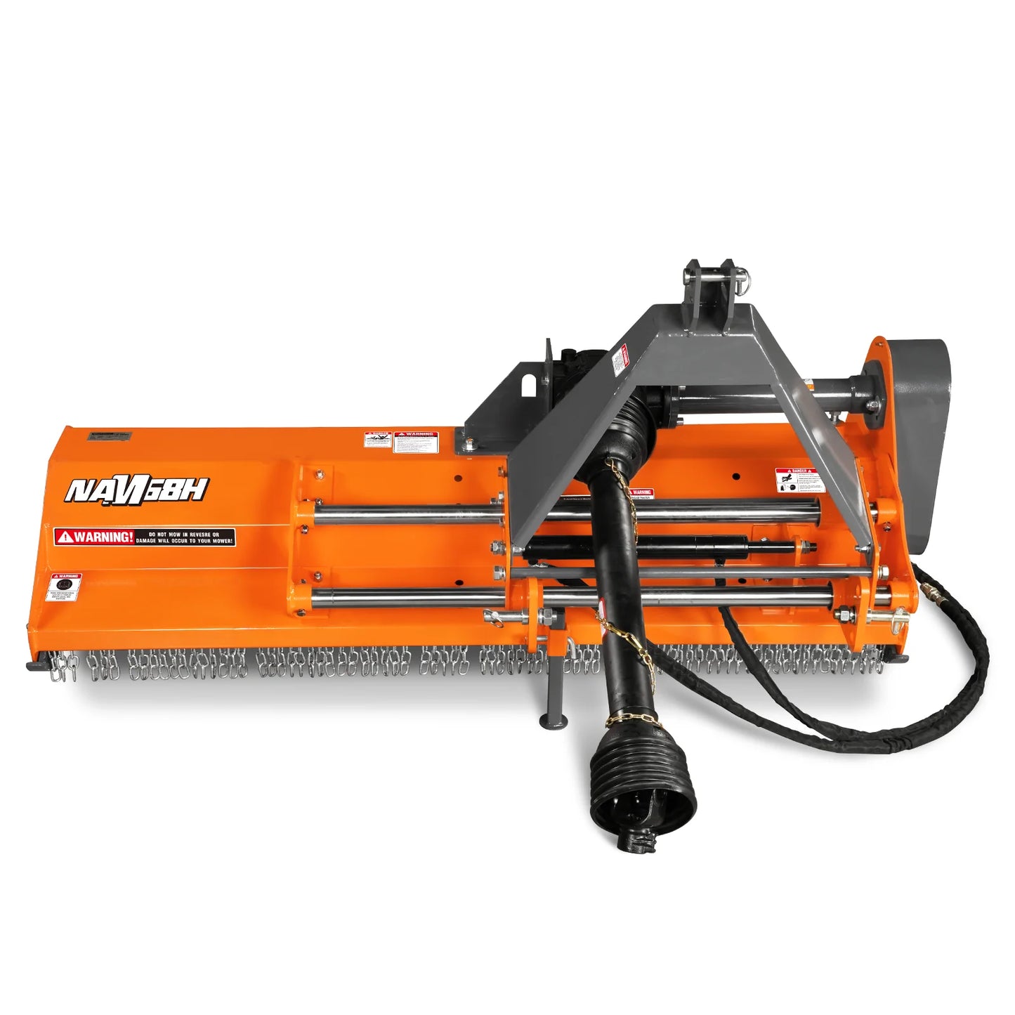 68” PTO Flail Mower with Hydraulic Side Shift 3 Point 30-60hp , NAM68H