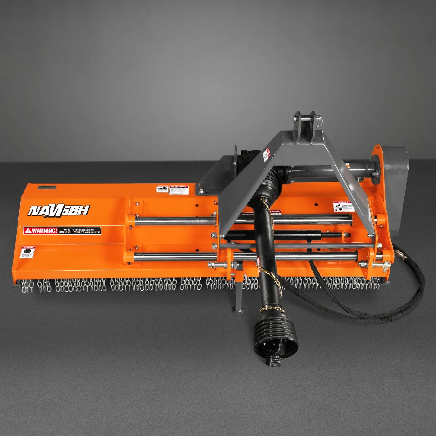 68” PTO Flail Mower with Hydraulic Side Shift 3 Point 30-60hp , NAM68H