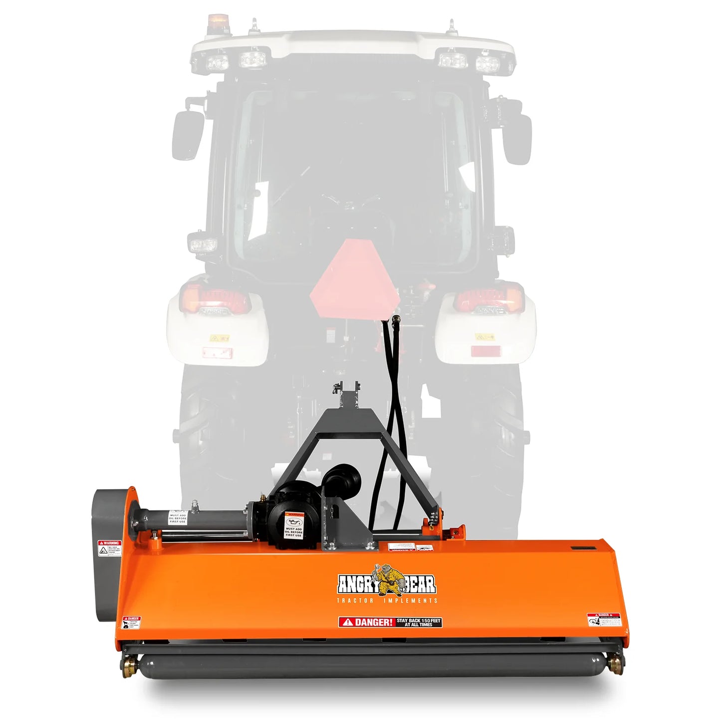 68” PTO Flail Mower with Hydraulic Side Shift 3 Point 30-60hp , NAM68H