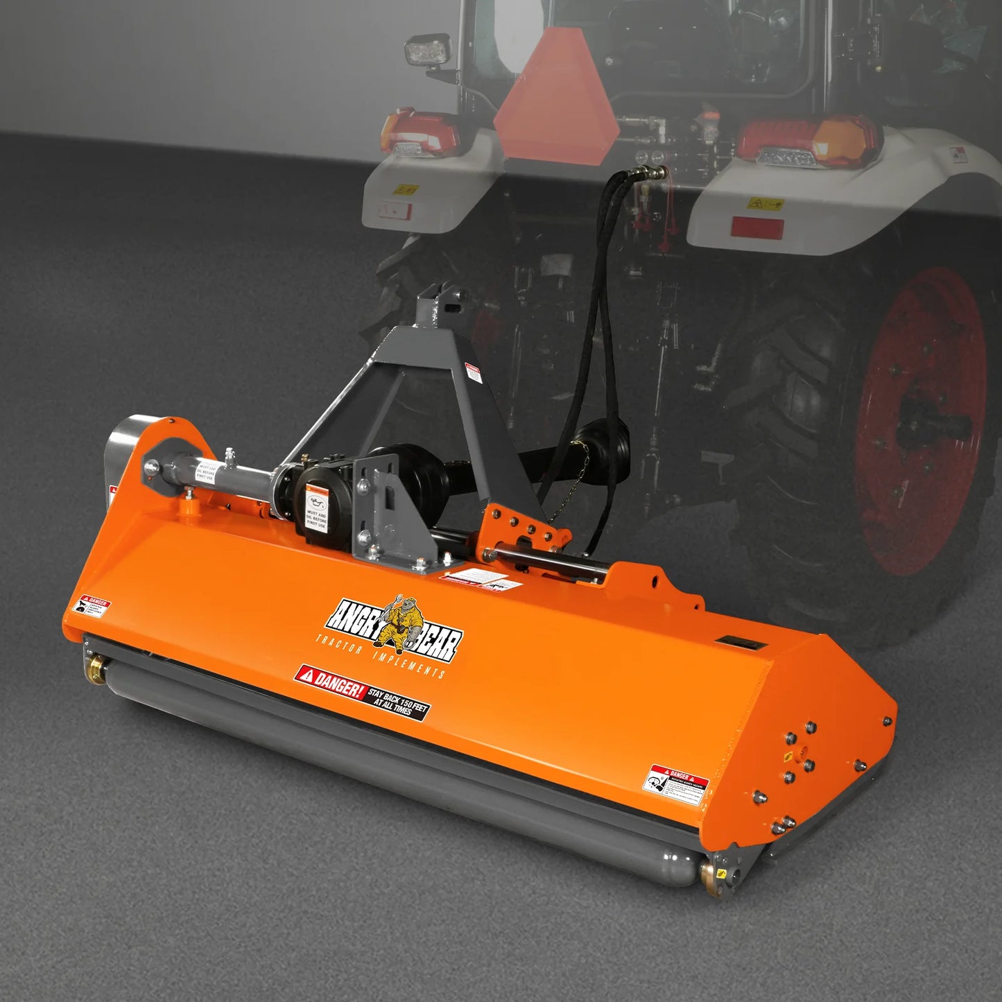 68” PTO Flail Mower with Hydraulic Side Shift 3 Point 30-60hp , NAM68H