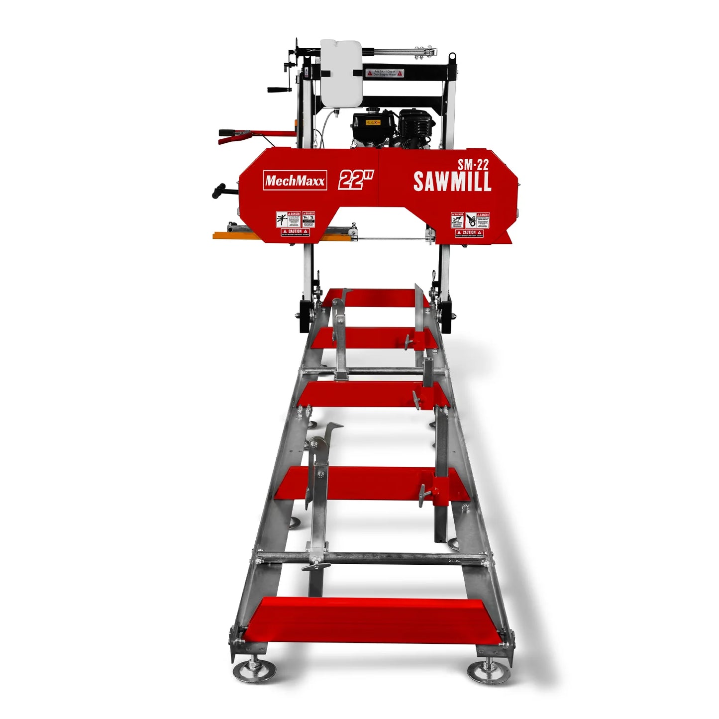 22" Portable Sawmill, 224cc 7HP DUCAR Gasoline Engine, 20" Board Width, 13' Track Length , SM-22