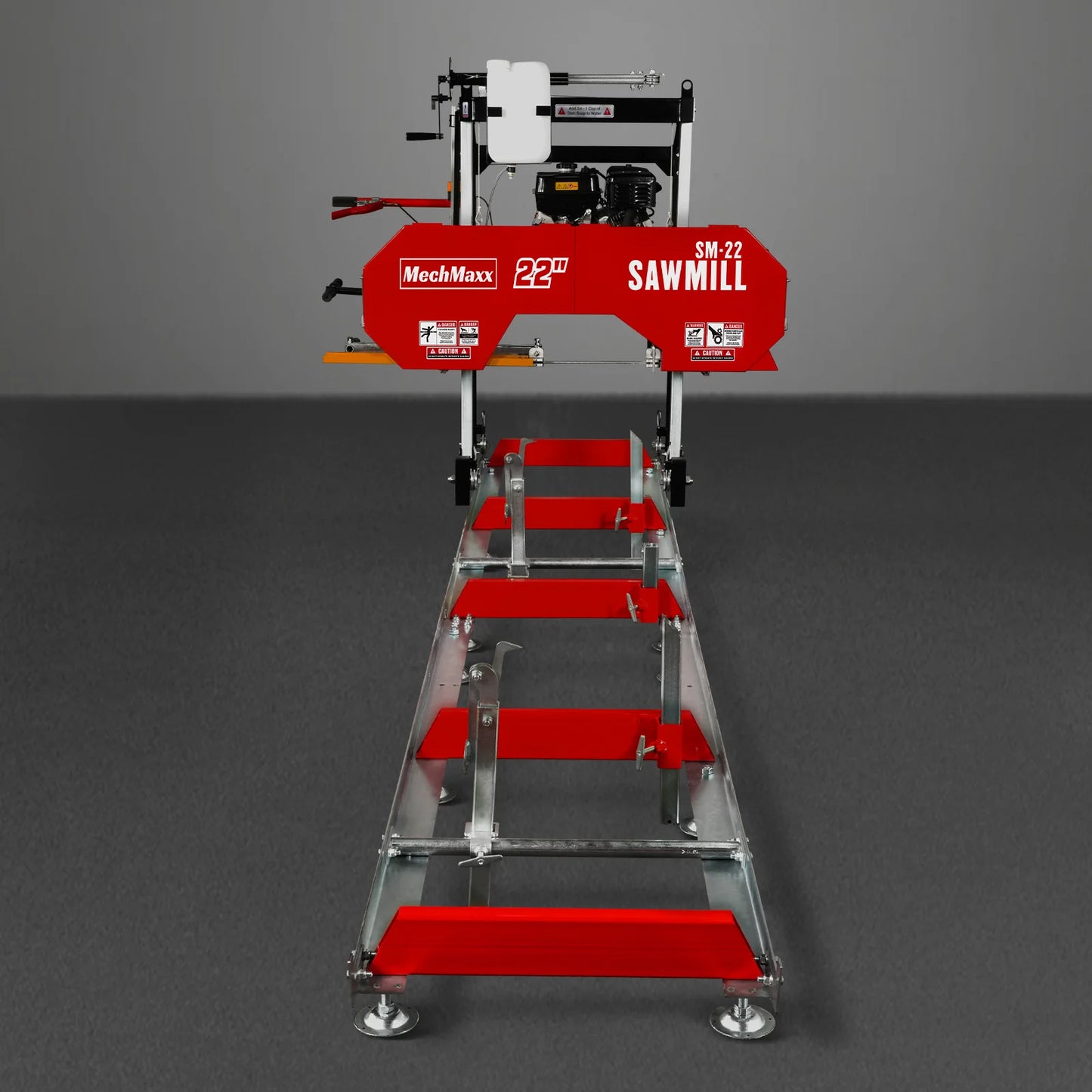 22" Portable Sawmill, 270cc 9HP Gasoline Engine, 20" Board Width, 13' Track Length , SM-22