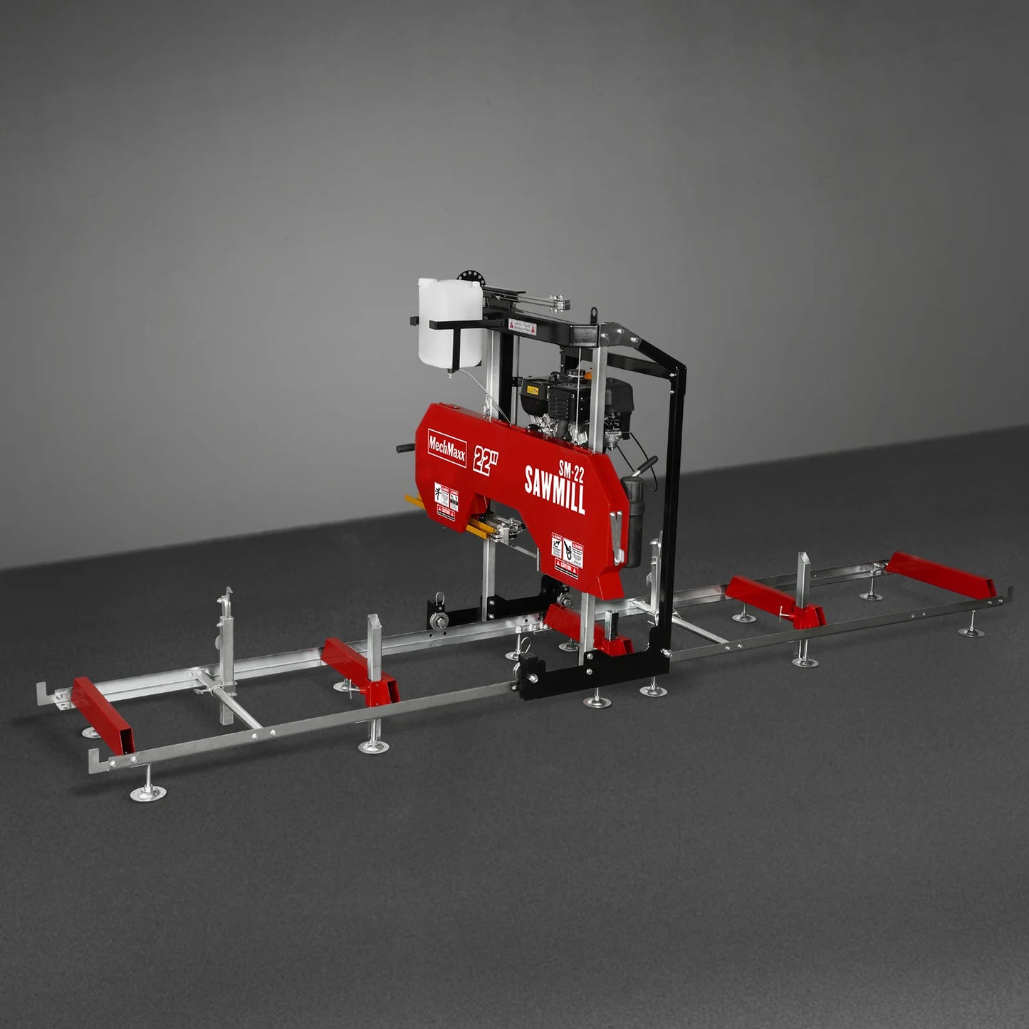 22" Portable Sawmill, 270cc 9HP Gasoline Engine, 20" Board Width, 13' Track Length , SM-22