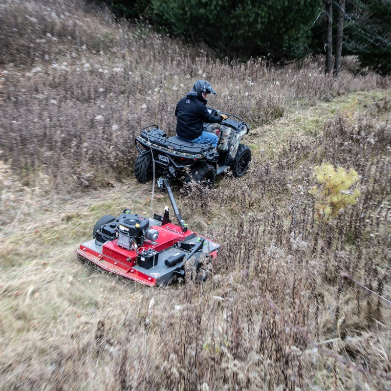 Earthquake 44" Acreage Tow-Behind Rough Cut Mower 17.5hp (500cc) Electric Start Briggs & Stratton Engine