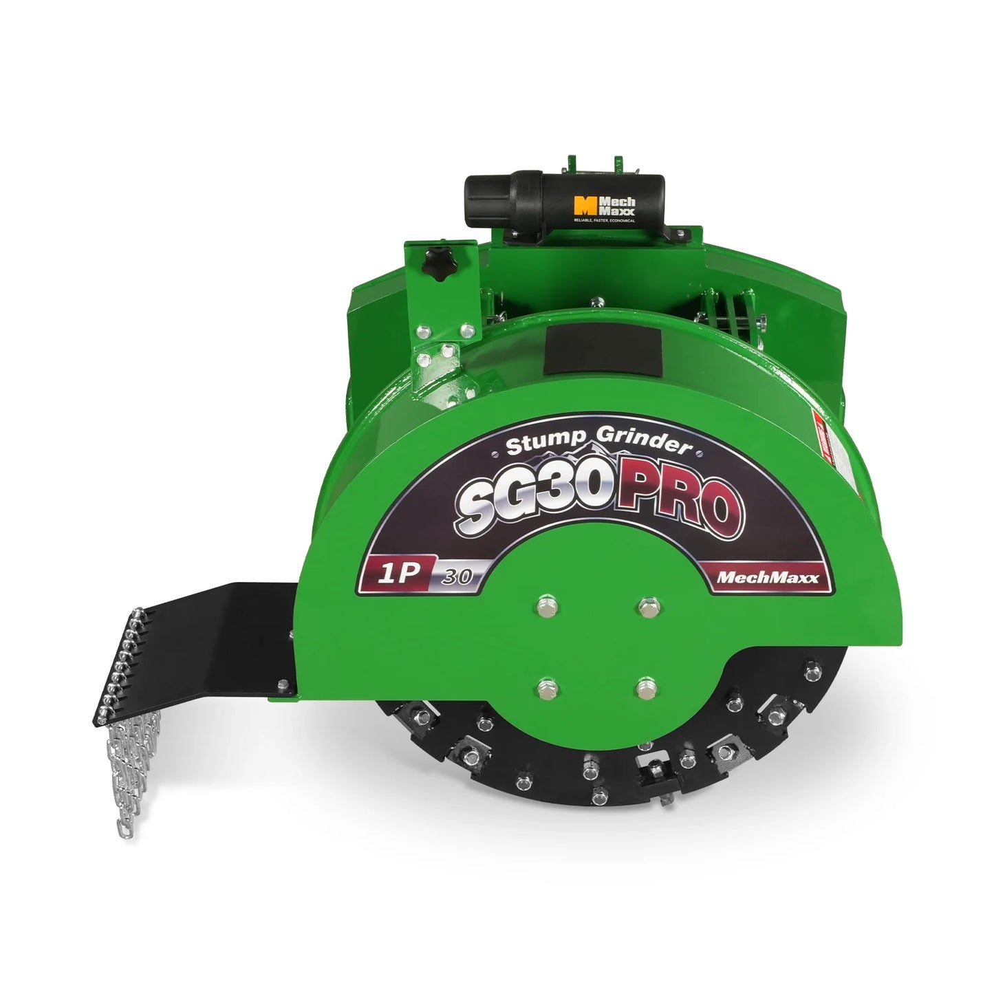 3-Point PTO Stump Grinder, 30 in Flywheel, 40-100HP, with 44 Carbide Teeth (PTO Shaft Included with Slip Clutch), SG30PRO