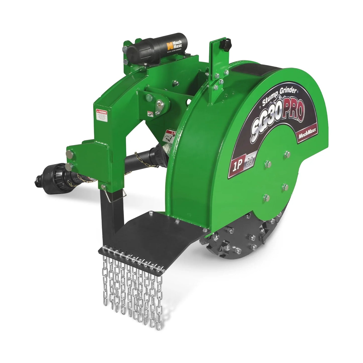 3-Point PTO Stump Grinder, 30 in Flywheel, 40-100HP, with 44 Carbide Teeth (PTO Shaft Included with Slip Clutch), SG30PRO