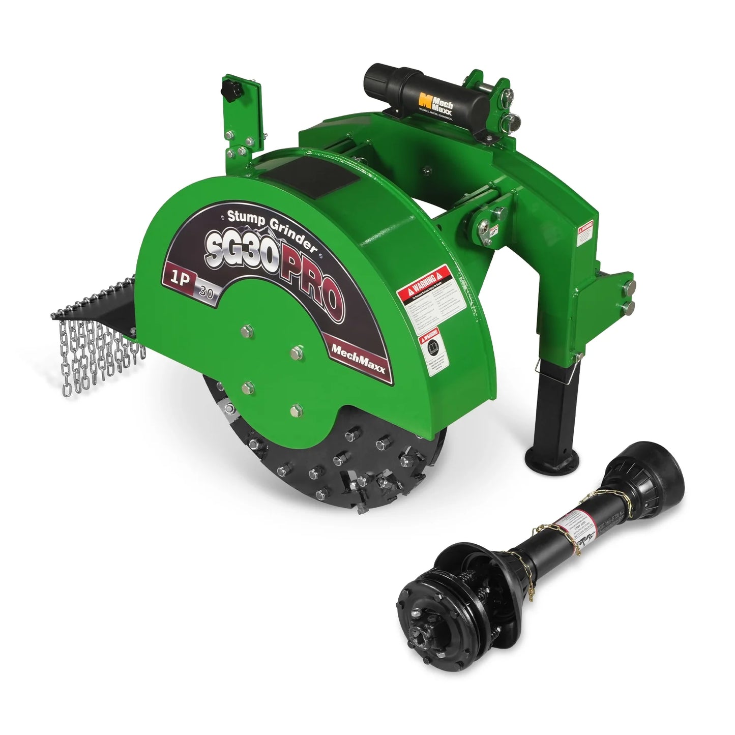 3-Point PTO Stump Grinder, 30 in Flywheel, 40-100HP, with 44 Carbide Teeth (PTO Shaft Included with Slip Clutch), SG30PRO