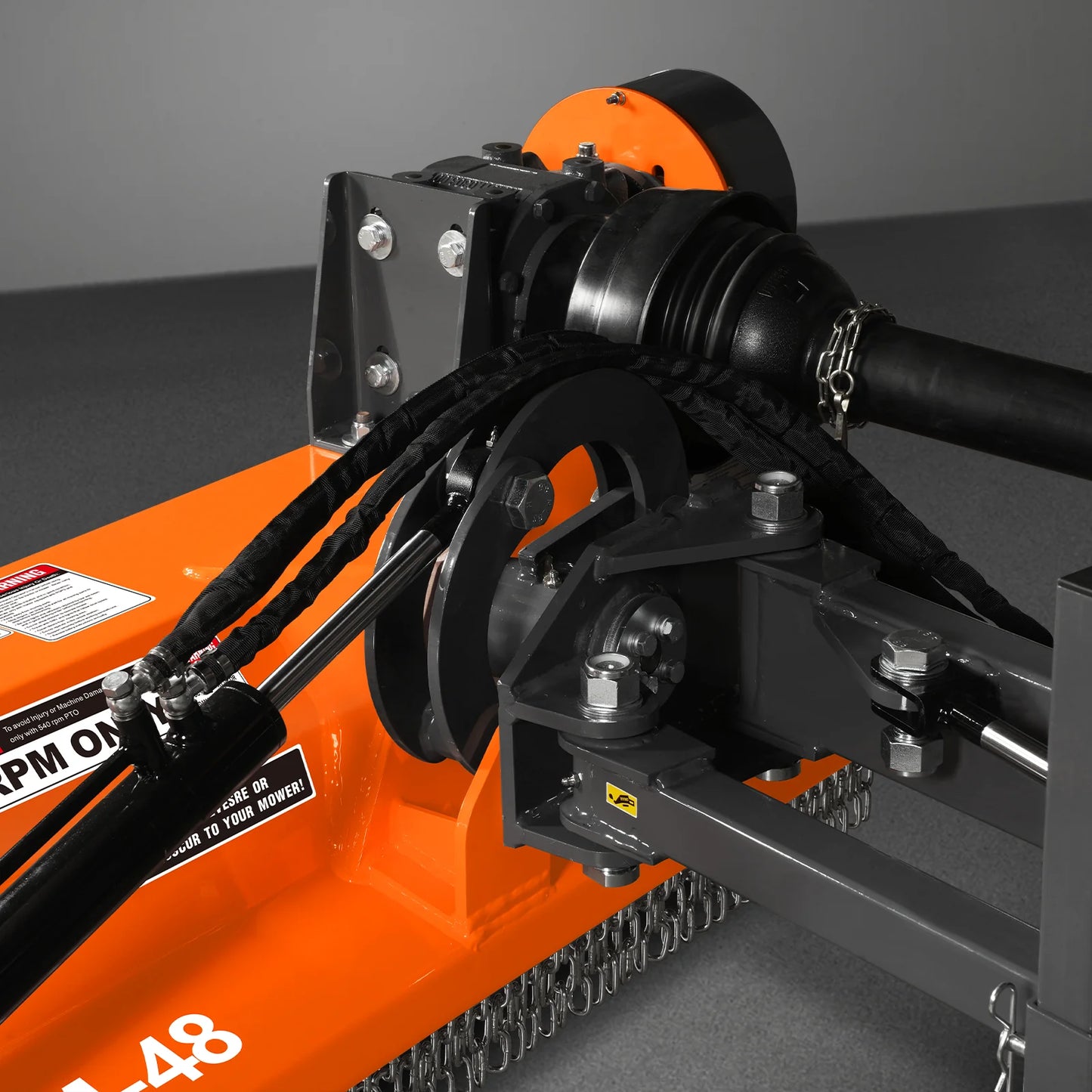 48" Standard 3 Point Offset Flail Ditch Bank Mower, 25-50HP, VAM48