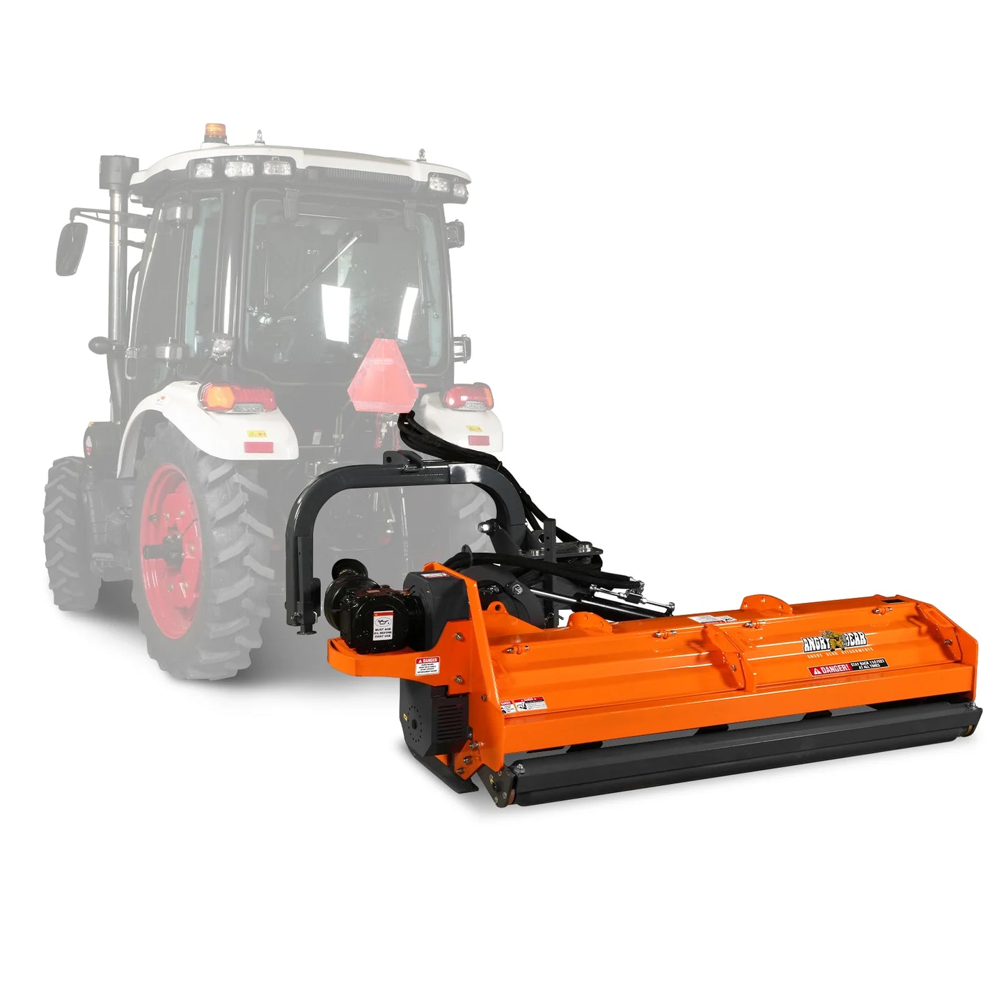 86" Heavy Duty 3Point Offset Ditch Bank Verge Flail Mower Italy CMR Gearbox, 90-120HP, PTO Driven, VBM86