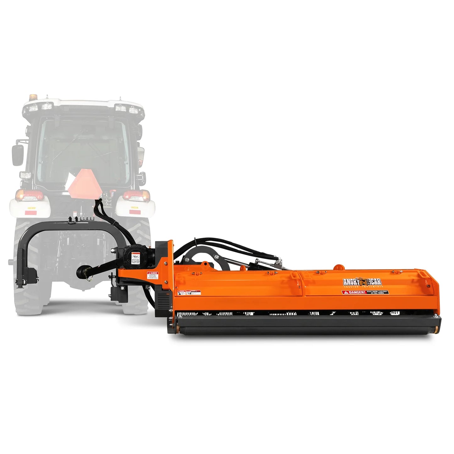 86" Heavy Duty 3Point Offset Ditch Bank Verge Flail Mower Italy CMR Gearbox, 90-120HP, PTO Driven, VBM86