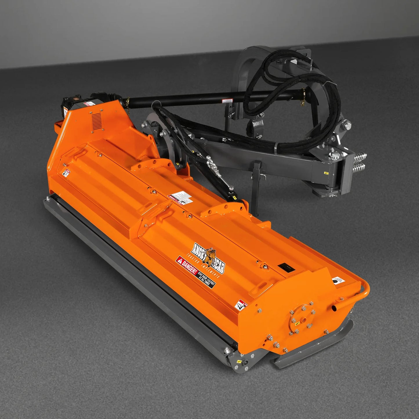 86" Heavy Duty 3Point Offset Ditch Bank Verge Flail Mower Italy CMR Gearbox, 90-120HP, PTO Driven, VBM86