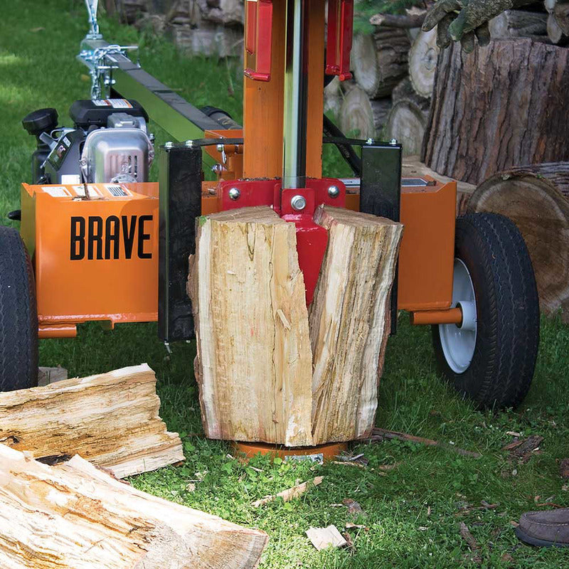 Brave Horizontal / Vertical Tow-Behind Log Splitter Series | 24-Ton, 30-Ton ,37-Ton | Honda Engines