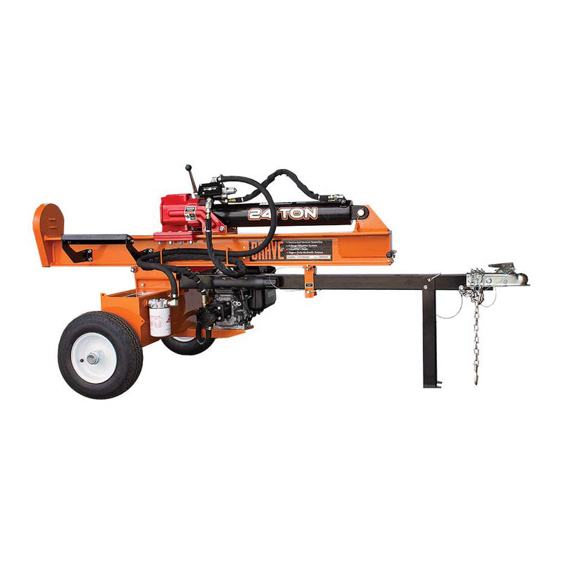 Brave Horizontal / Vertical Tow-Behind Log Splitter Series | 24-Ton, 30-Ton ,37-Ton | Honda Engines