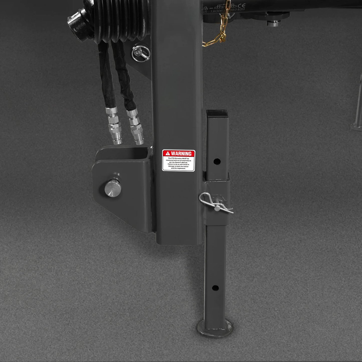 72” Heavy Duty Offset Ditch Bank Flail Mower Italy CMR Gearbox, 90° Tilt, 70-100 HP Tractor, 3-Point Hitch, PTO Driven, VAM72