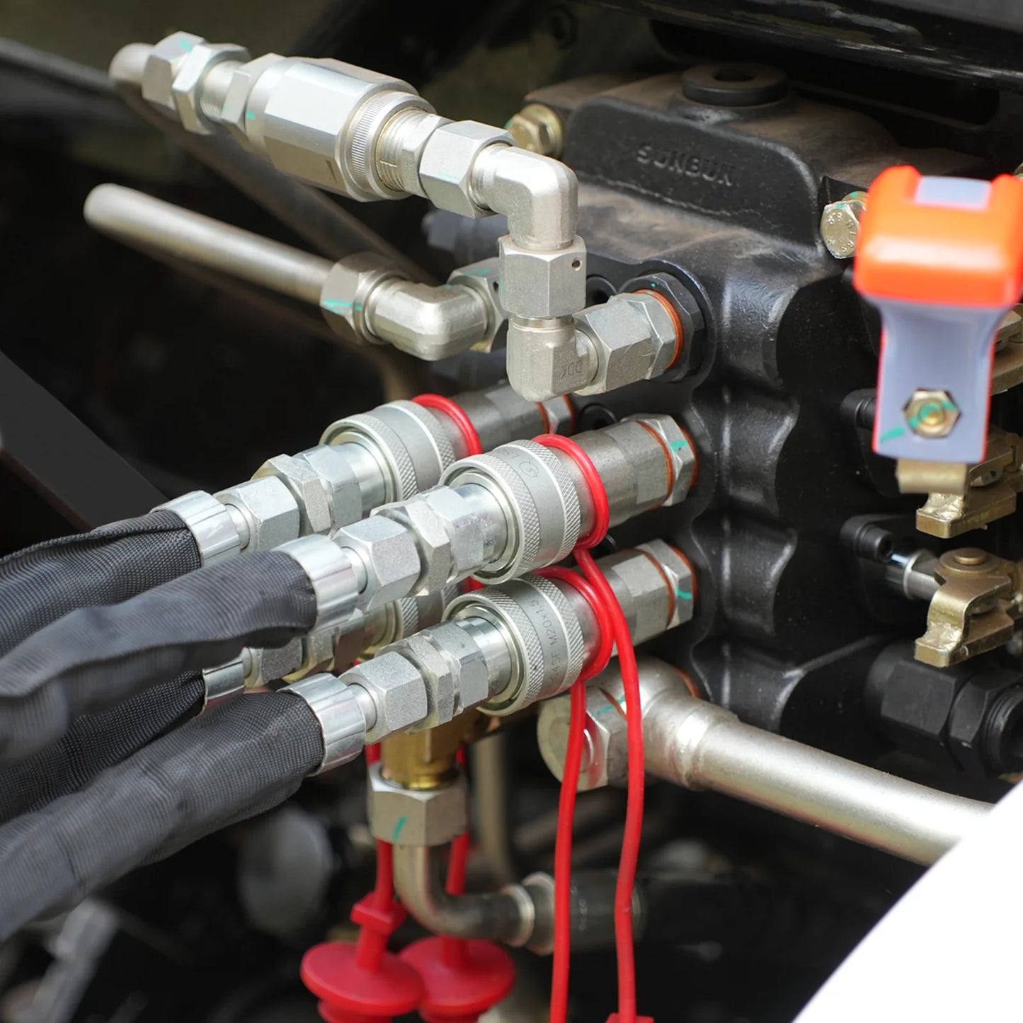 72” Heavy Duty Offset Ditch Bank Flail Mower Italy CMR Gearbox, 90° Tilt, 70-100 HP Tractor, 3-Point Hitch, PTO Driven, VAM72