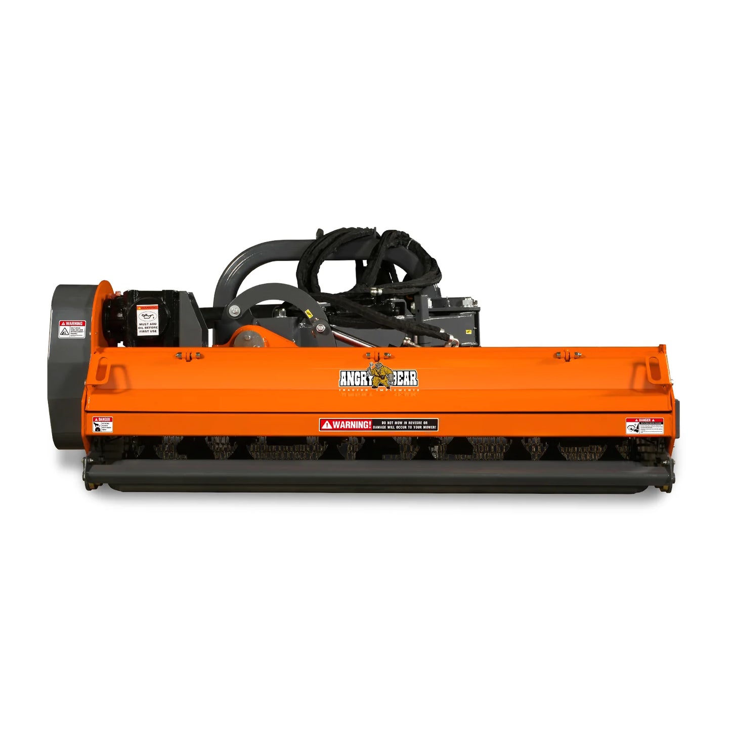 72” Heavy Duty Offset Ditch Bank Flail Mower Italy CMR Gearbox, 90° Tilt, 70-100 HP Tractor, 3-Point Hitch, PTO Driven, VAM72