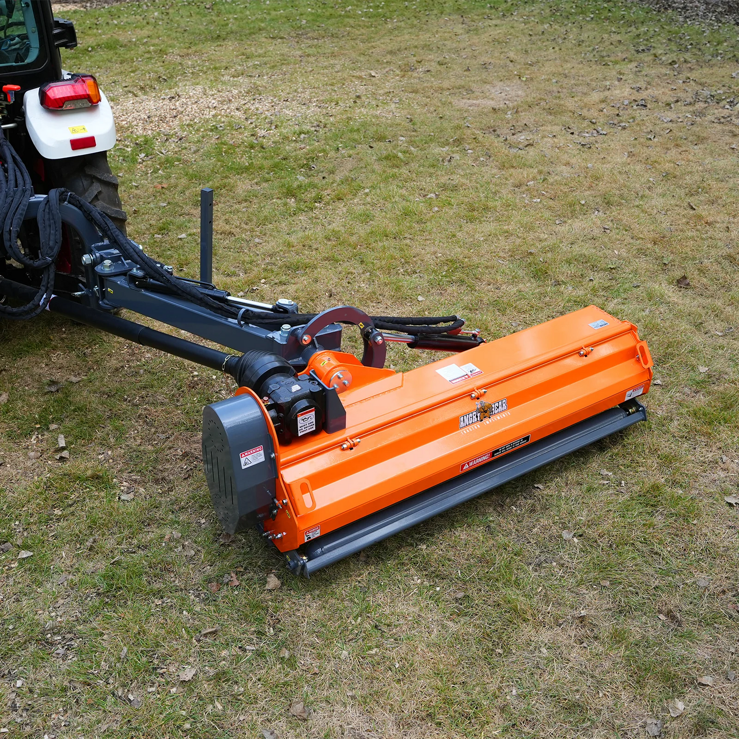 72” Heavy Duty Offset Ditch Bank Flail Mower Italy CMR Gearbox, 90° Tilt, 70-100 HP Tractor, 3-Point Hitch, PTO Driven, VAM72