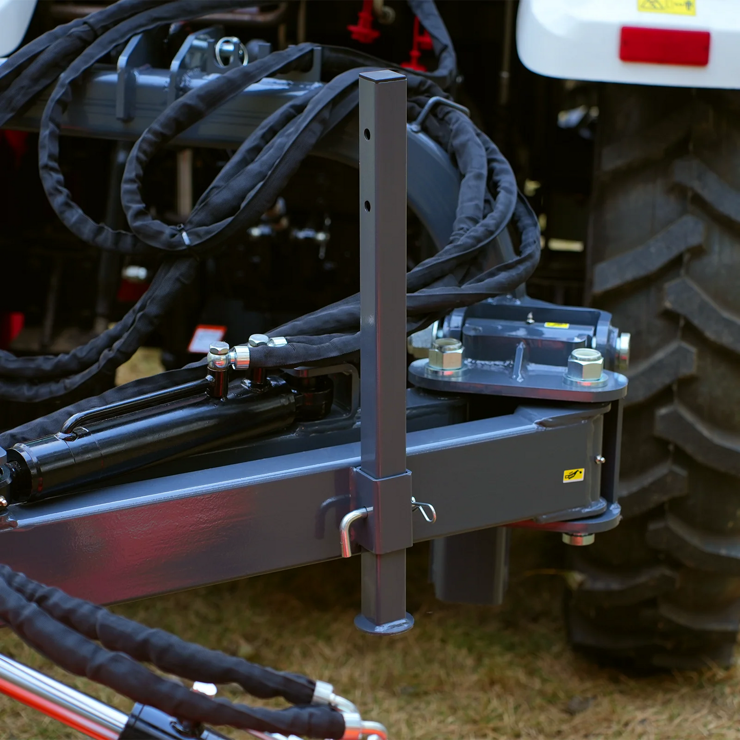 72” Heavy Duty Offset Ditch Bank Flail Mower Italy CMR Gearbox, 90° Tilt, 70-100 HP Tractor, 3-Point Hitch, PTO Driven, VAM72