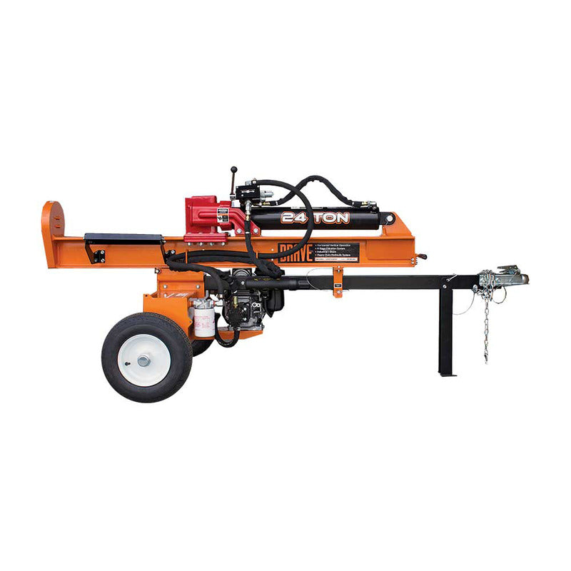 Brave Horizontal / Vertical Tow-Behind Log Splitter Series | 24-Ton, 30-Ton ,37-Ton | Honda Engines