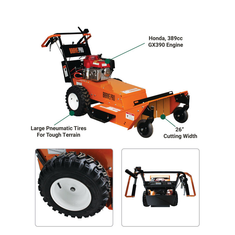 Brave Brush Cutter | 26 In. | Honda GXV390